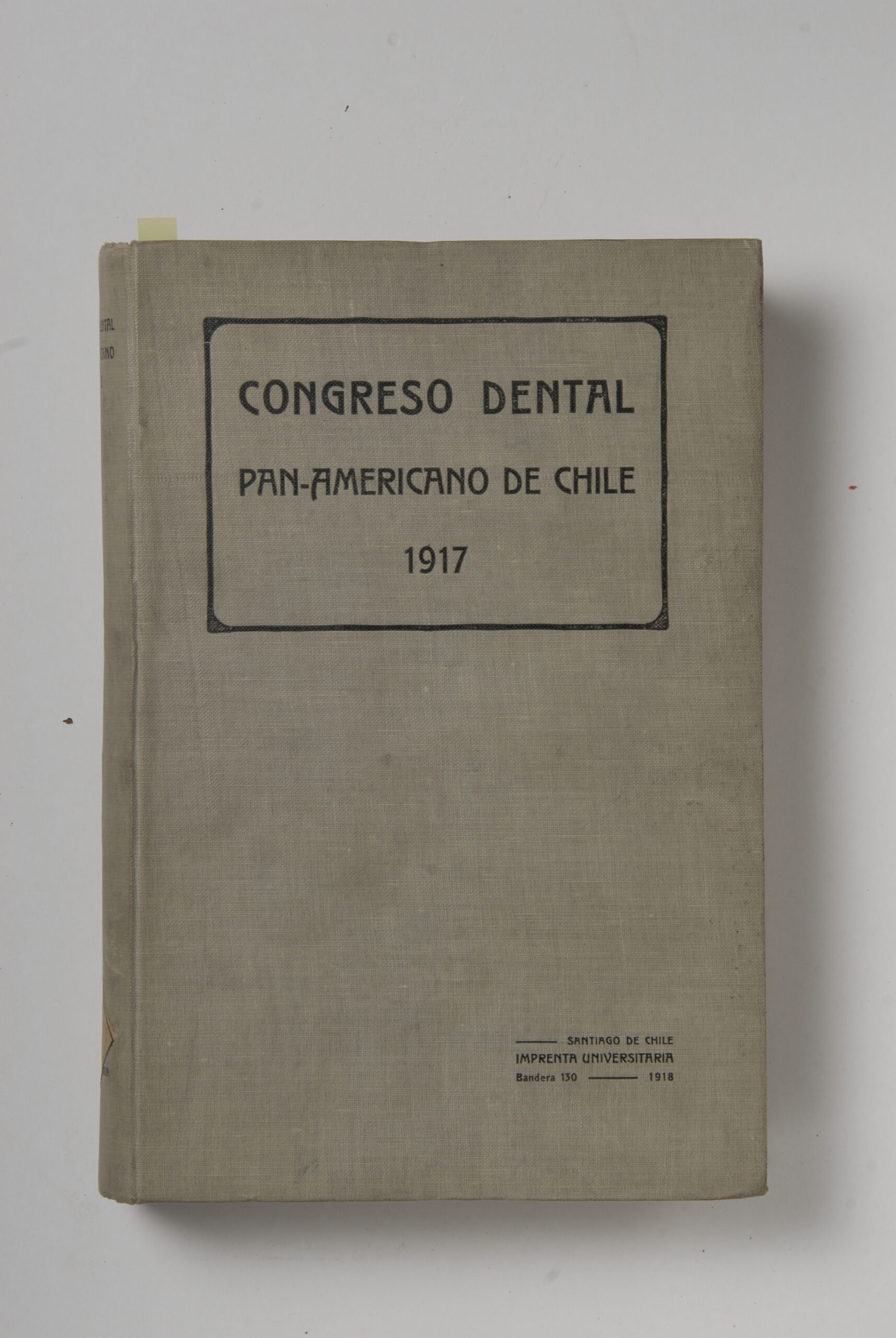 Publicación del Congreso Dental Pan-Americano de 1917